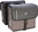 Willex - dubbele canvas bisonyl tas - 40 liter - universele bevestiging - zwart grijs