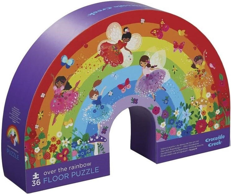 Crocodile creek gevormde puzzel over the rainbow - 36 stukjes.