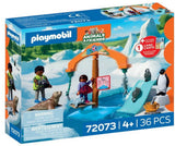 Playmobil – 72073 – zoo speelset – ijsrijk – pooldieren - afbeelding 1