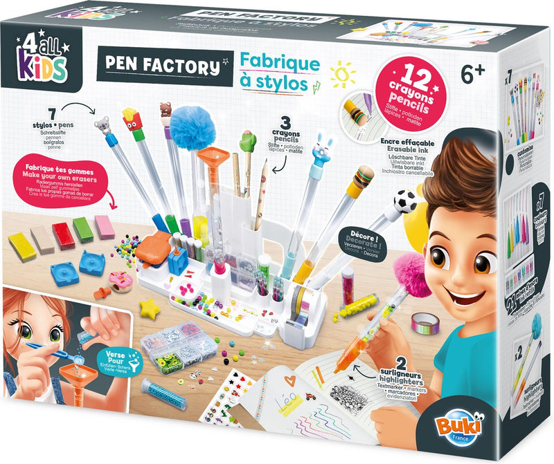 Buki france buki - pen factory - pennenfabriek - pennenlabo - creatief speelgoed