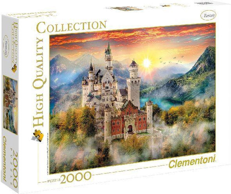 Clementoni - puzzel - 2000 stukjes - neuschwanstein kasteel - puzzel voor volwassenen - high quality