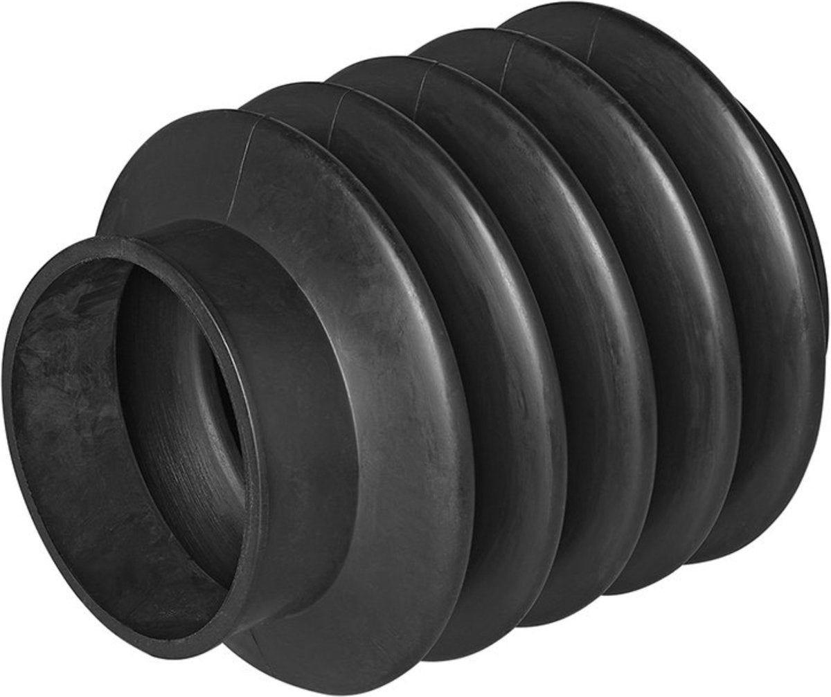 Proplus stofhoes oplooprem ø 75 75 x 120 mm – geschikt voor knott kf krv kfg 27 30 35 – rubber beschermhoes – zwart