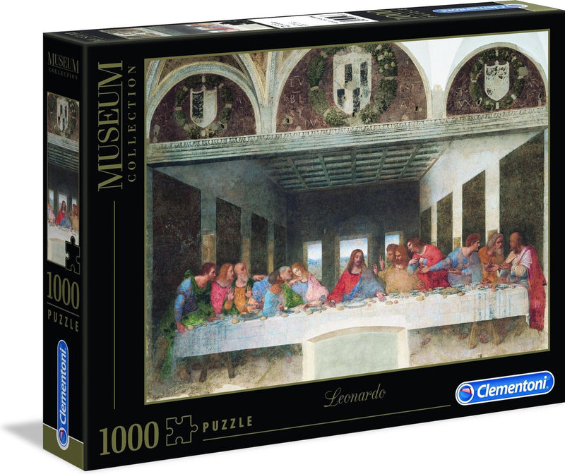 Clementoni - puzzel - 1000 stukjes - leonardo-cenacolo (museum) - puzzel voor volwassenen - art collection