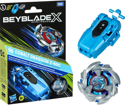 Beyblade x cobalt dragoon - launcher set voor jongens en meisjes - 8+ jaar