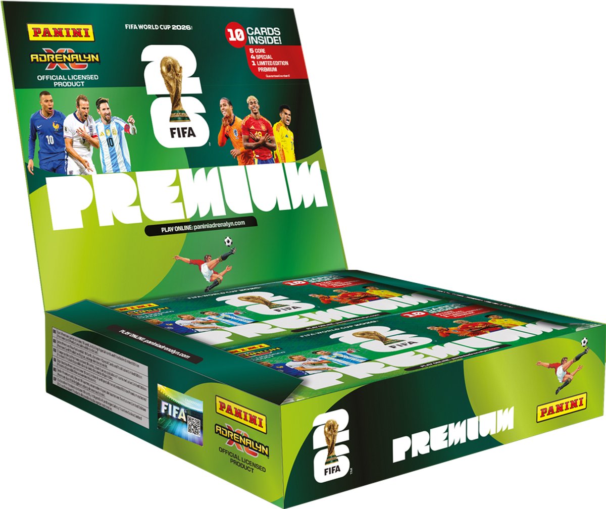 Panini - adrenalyn xl trading cards - fifa world cup 2026 - premium pack