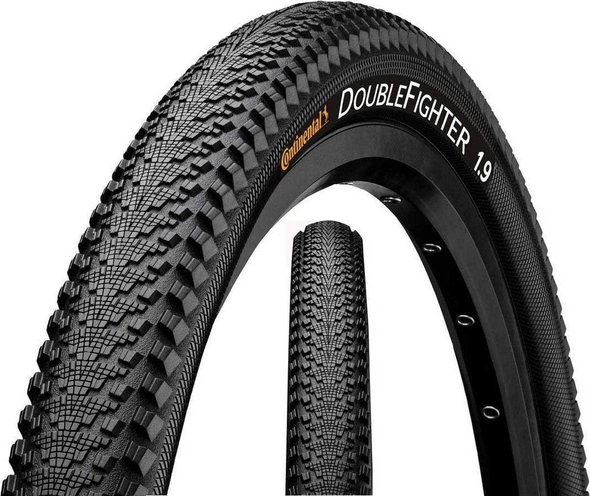 Continental double fighter iii band sport 24 draadband zwart bandenmaat 50-507 | 24 x 2,0