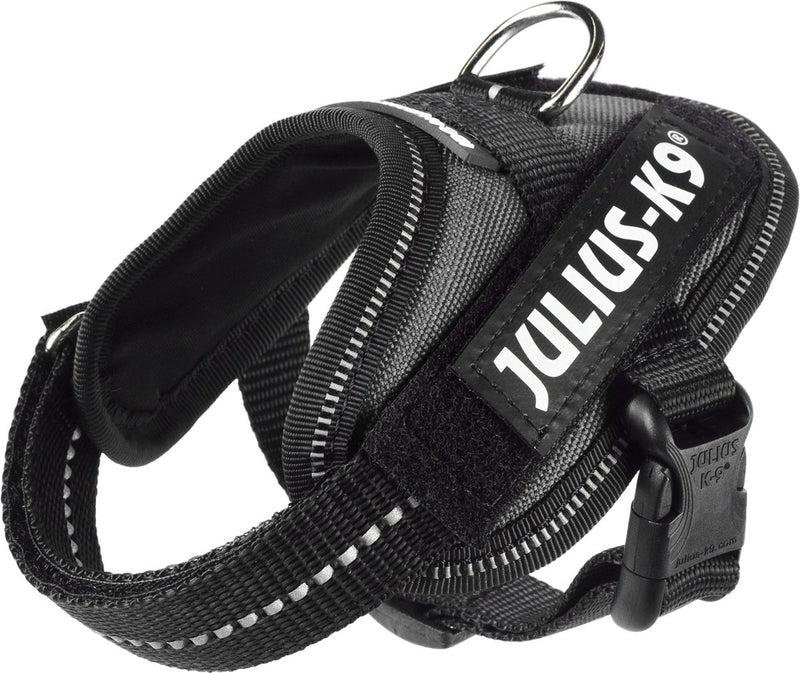 Julius k9 idc powertuig harnas - baby 1 30-40 cm - xxxs - antraciet