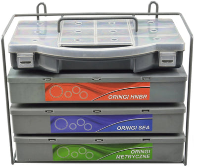 Geko o-ring assortiment - 900 stuks - hnbr en nbr - diverse maten - hoge temperatuur- en slijtvastheid