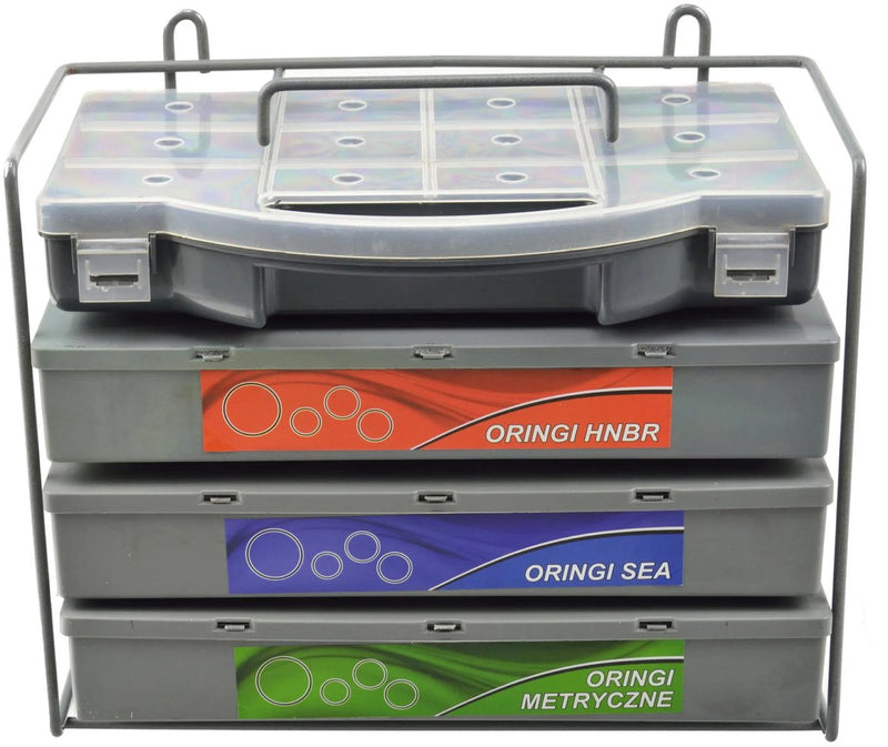 Geko o-ring assortiment - 900 stuks - hnbr en nbr - diverse maten - hoge temperatuur- en slijtvastheid