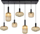 Lucide maloto - hanglamp - 7xe27 - amber