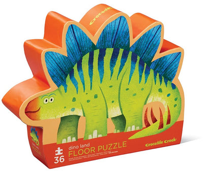 Crocodile creek dino puzzel met stegosaurus -