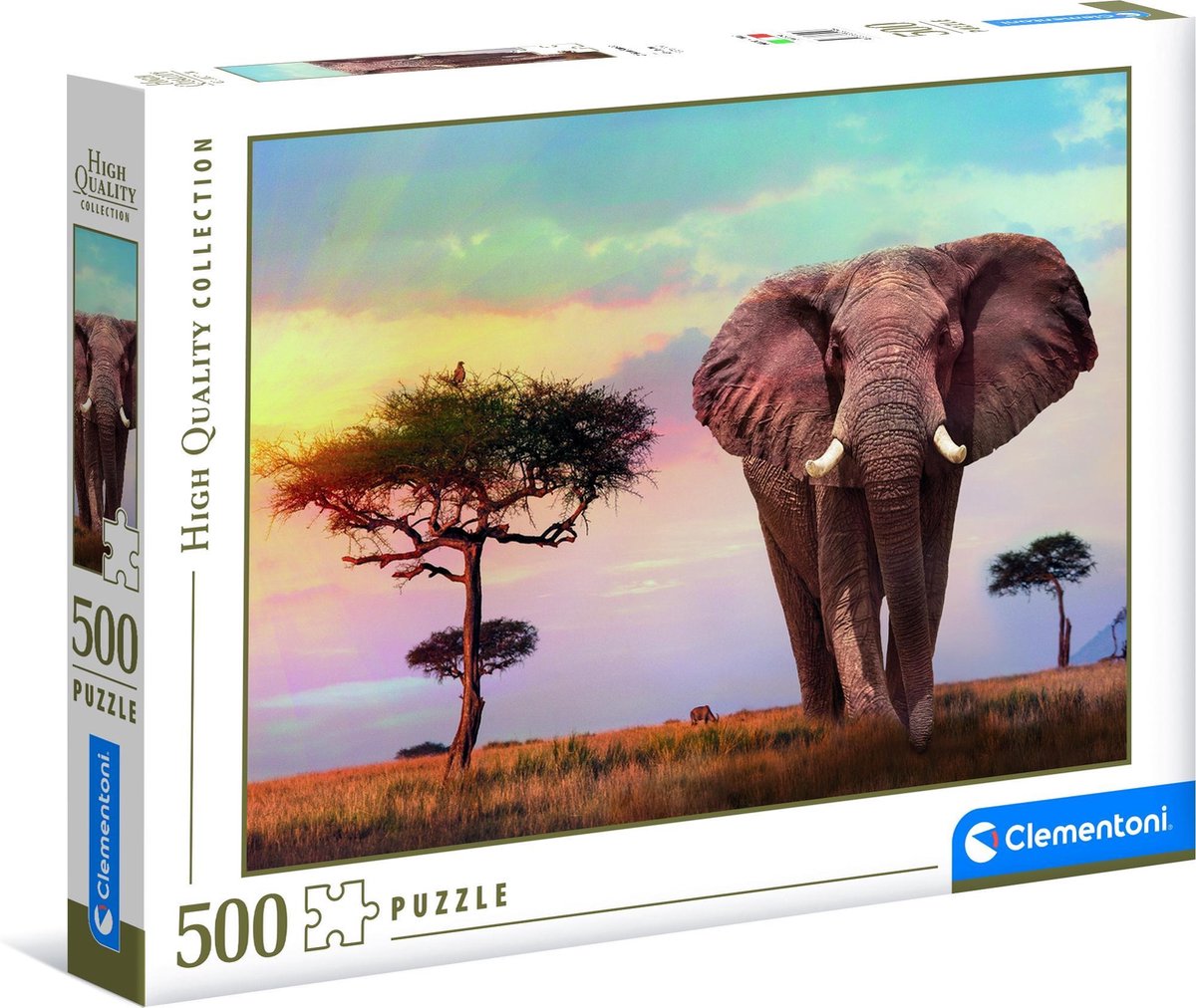 Clementoni pzl 500 hqc african sunset