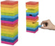 Goki balancerende toren - regenboog - 48 blokken - hout - 4 jaar
