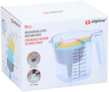 Maatbekers set, 9dlg. - afbeelding 1