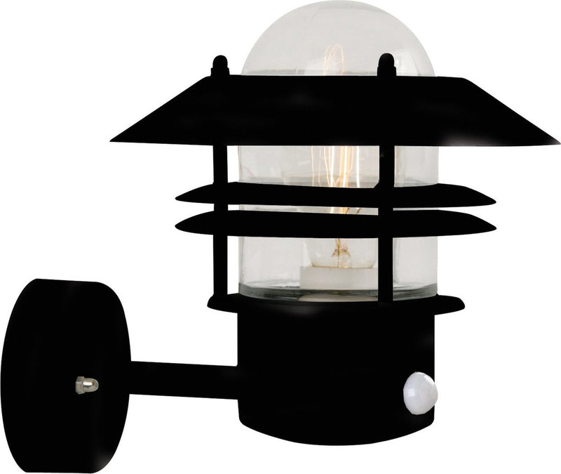 Nordlux blokhus-wandlamp-up-sensor-e27-zwart