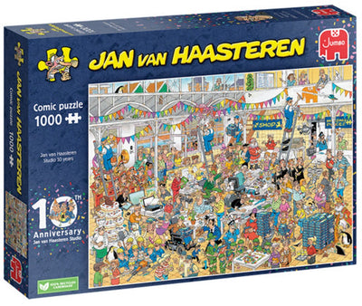 Jan van haasteren - jvh studio 10 jaar - 1000 stukjes puzzel - legpuzzel
