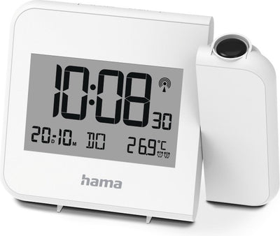 Hama wekker- hvar - projectie- wit