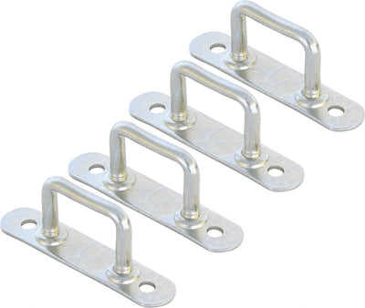 Carpoint opschroefbrug metaal 36 mm – set van 4 – gatafstand 51 mm – schroefbevestiging – duurzaam – voor kabels montage