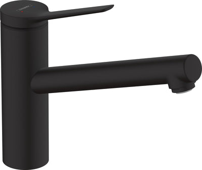 Hansgrohe zesis m33 - keukenmengkraan - ééngreeps bediening - 150mm maat - 1 straalfunctie - mat zwart