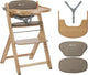 Bebeconfort timba2 met verkleinkussen - kinderstoel - natural wood - vanaf 6 maanden tot 99 jaar