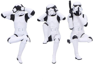 Original stormtrooper nemesis now - three wise stormtrooper unisex beeld - meerkleurig - standard