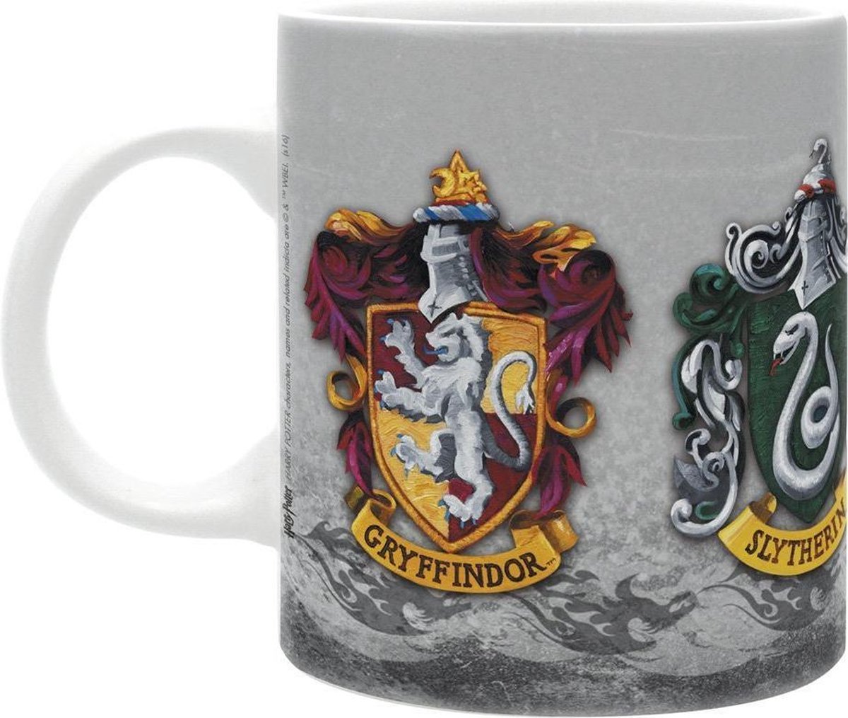 Harry potter - mok - 320 ml - the 4 houses