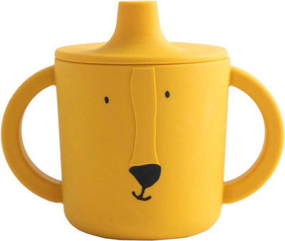 Trixie tuitbeker - mr. lion - drinkbeker voor baby - antilek beker - voor baby's vanaf 4 maanden - van siliconen - geschikt voor de vaatwasser