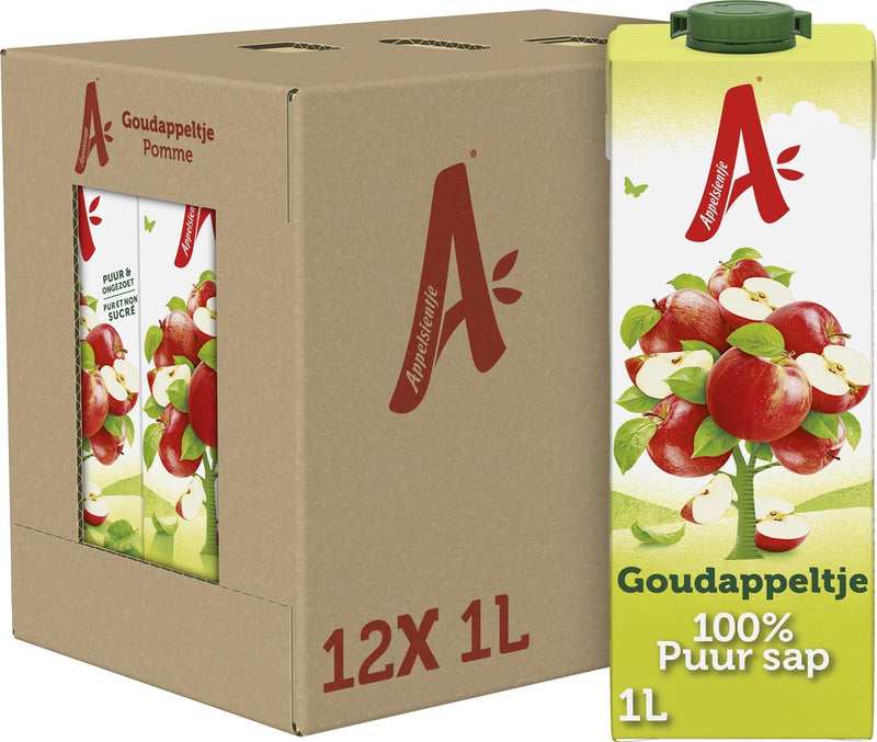 Appelsientje goudappeltje - 12 x 1l