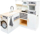 Small foot - houten modulaire speelkeuken xl wit, 9dlg.