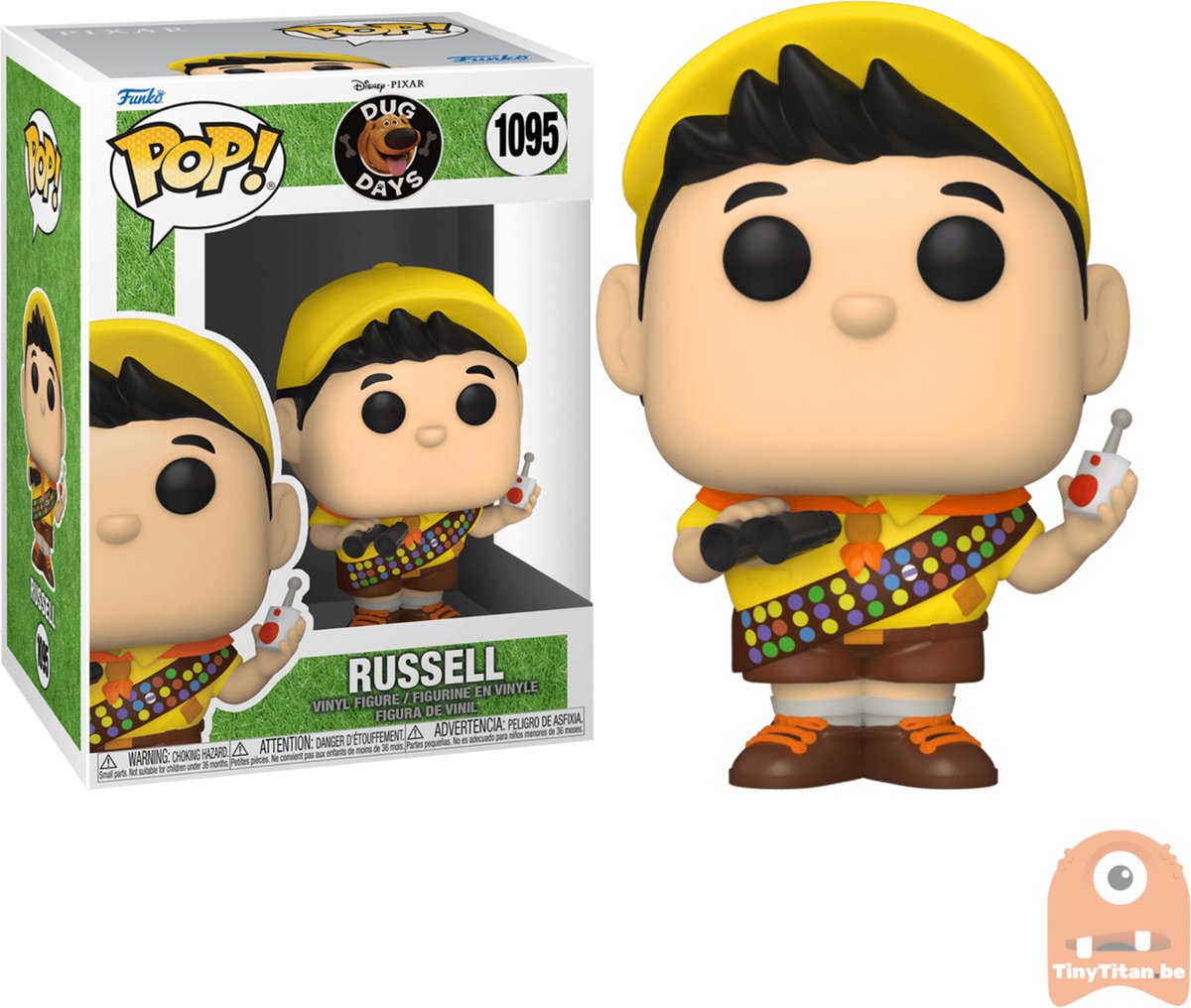 Funko pop! disney: dug days - russel #1095 [7 10]