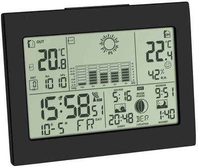 Tfa dostmann horizon 35.1155.01 draadloos weerstation aantal sensoren max.: 3