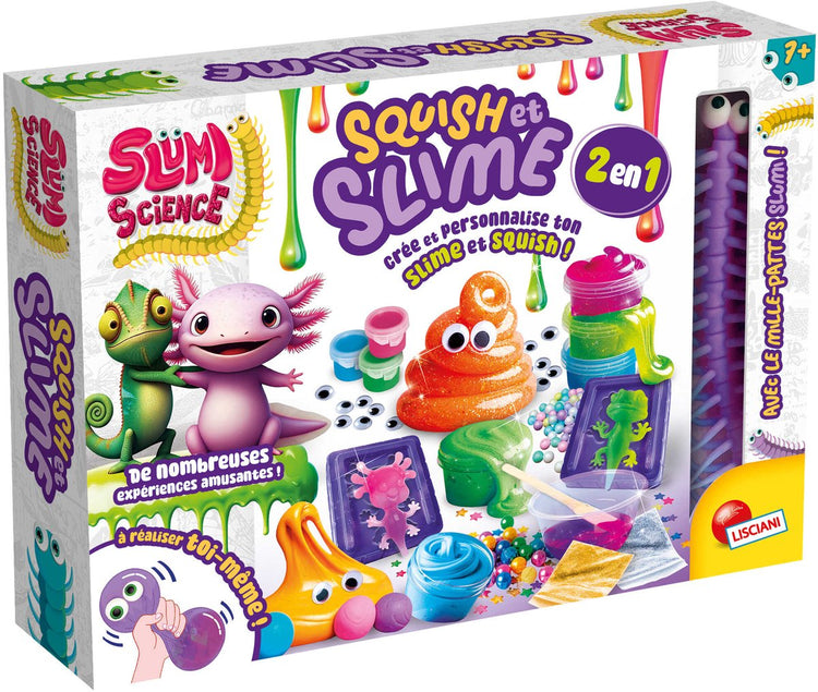 Lisciani slumi science squish e slime ed. francese