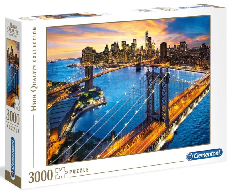 Clementoni - puzzel - 3000 stukjes - new york - puzzel voor volwassenen - high quality collection