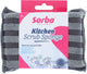 Sorbo microvezelspons 2-in-1 - dubbelzijdige schoonmaakspons - home decor - spons - 2 stuks