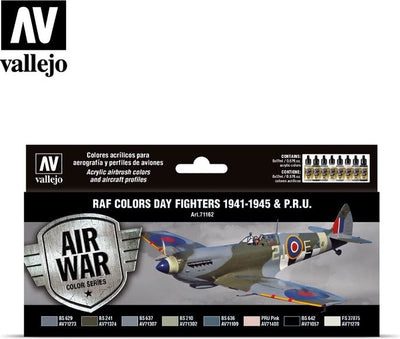 Vallejo val71162 - model air - wwii raf day fighters colors 8 x 17 ml