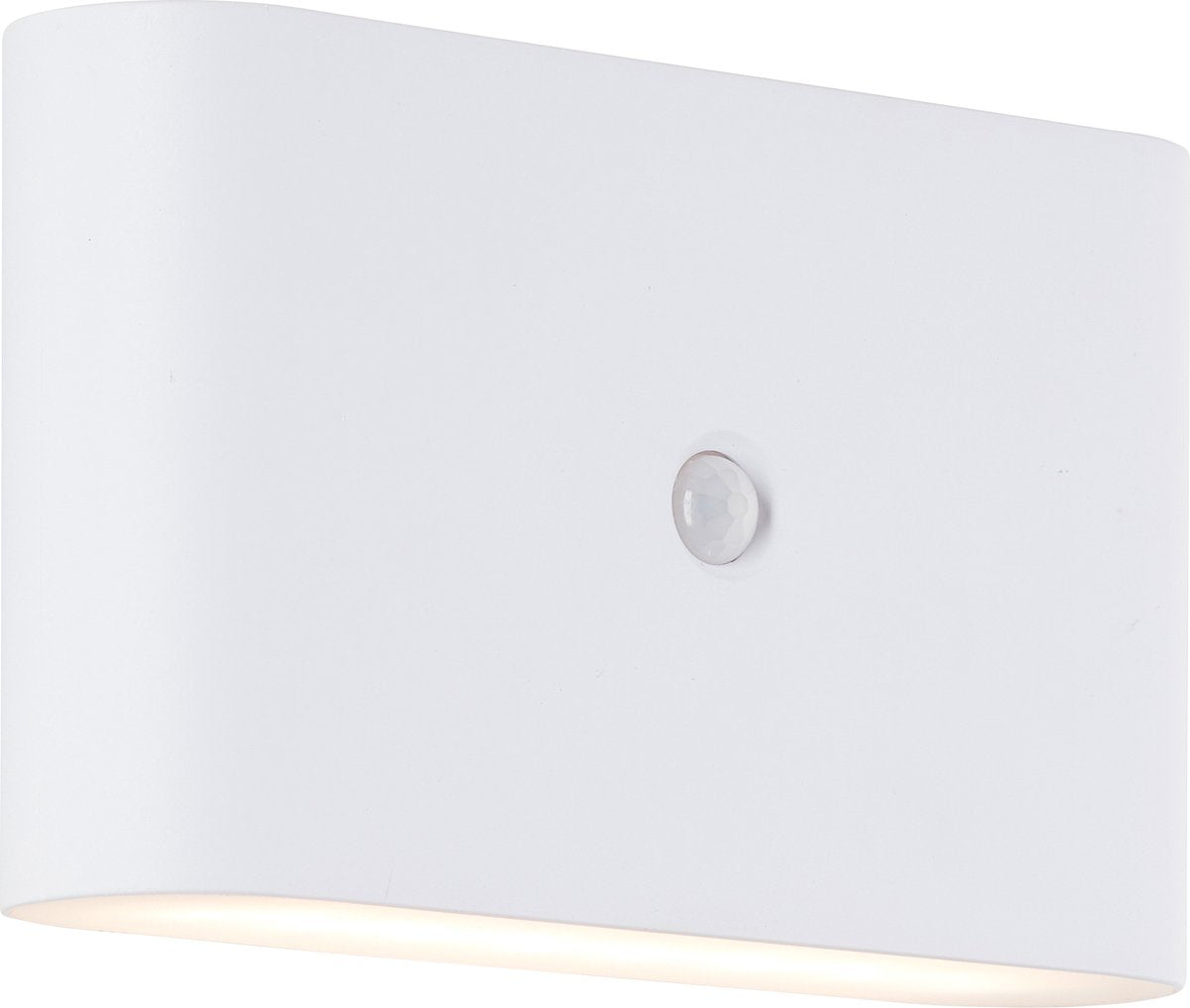 Brilliant xino - oplaadbare magnetische wandlamp op accu draadloos - met bewegingssensor - ip44 - led 4w - 300 lumen - 3000k - met batterijen indicator - wit