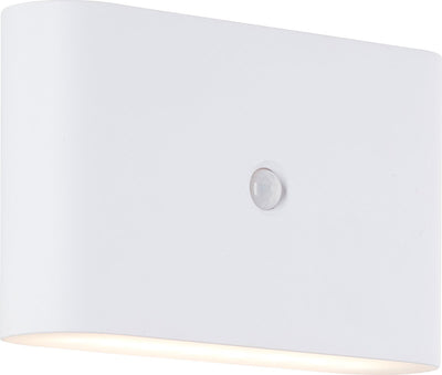 Brilliant xino - oplaadbare magnetische wandlamp op accu draadloos - met bewegingssensor - ip44 - led 4w - 300 lumen - 3000k - met batterijen indicator - wit