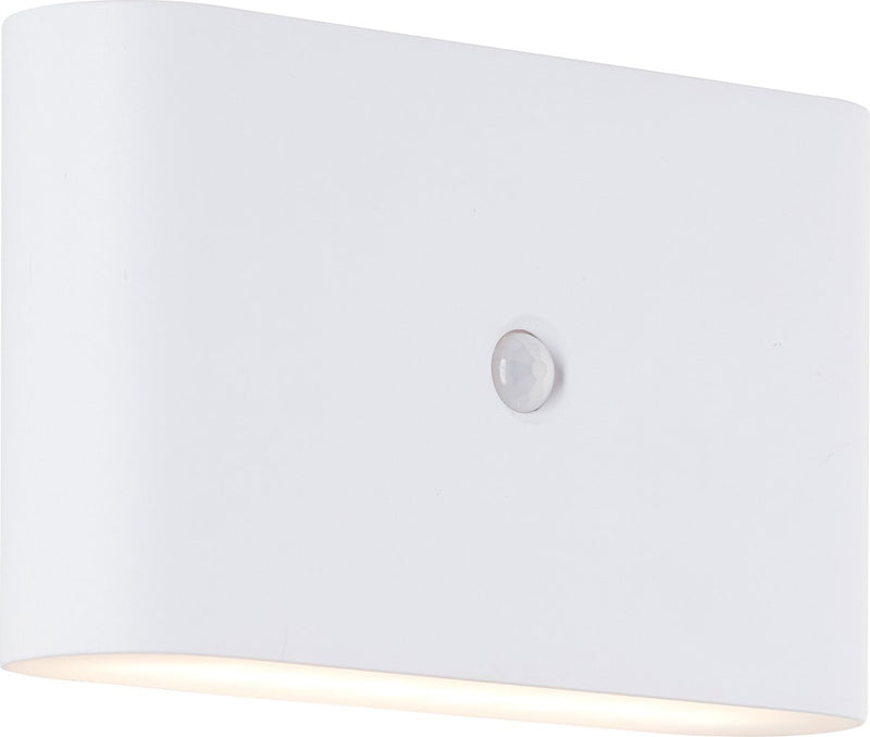 Brilliant xino - oplaadbare magnetische wandlamp op accu draadloos - met bewegingssensor - ip44 - led 4w - 300 lumen - 3000k - met batterijen indicator - wit