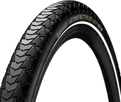 Continental eContact Plus 20x2.00 zwart, reflectie. E-bike stad + cargo band.