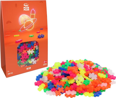 Plus-plus basic neon 300 delige bouwset - 3351 - bouwspeelgoed - constructiespeelgoed - set met bouwstenen - vanaf 5 jaar