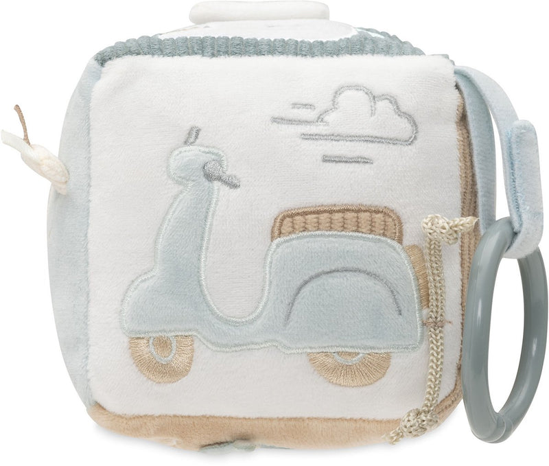 Jollein baby activiteitenkubus - on the go - polyester - sensorisch speelgoed