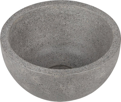 Differnz river waskom - 23x23x12cm - terrazzo grijs fijn