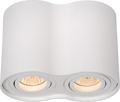 Lucide tube - plafondspot (plafondlamp) - 2xgu10 - wit