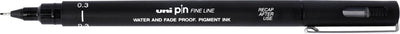 Uni-ball uni pin fine liner - 0.3mm zwarte schetspen