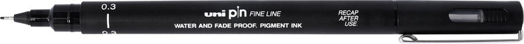 Uni-ball uni pin fine liner - 0.3mm zwarte schetspen