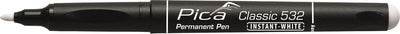 Pic a 532 52 permanent pen | 1-2mm | rond | wit | blister - pi53252sb