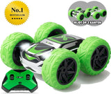 Exost rc 360 cross ii stuntauto groen 1:18 - rc auto - bestuurbare auto - met koplampen - afbeelding 1