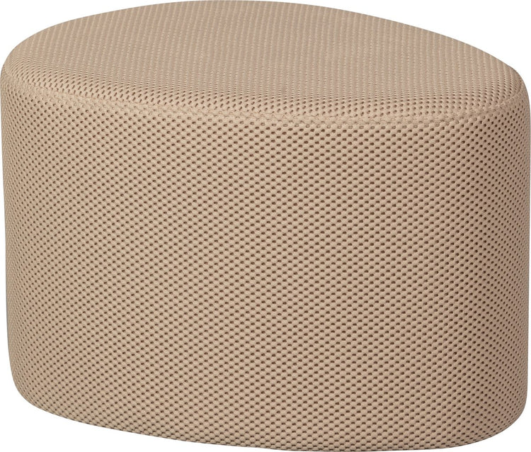 Woood puuk poef - mesh - naturel - 38x60x47