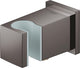 Grohe euphoria cube douche wandaansluitbocht met wandhouder - hard graphite - 26370a00