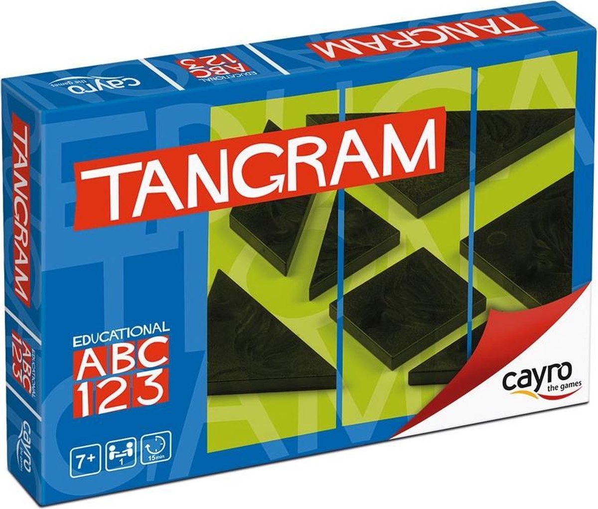 Geronimo games tangram - zwart - cayro - met boekje